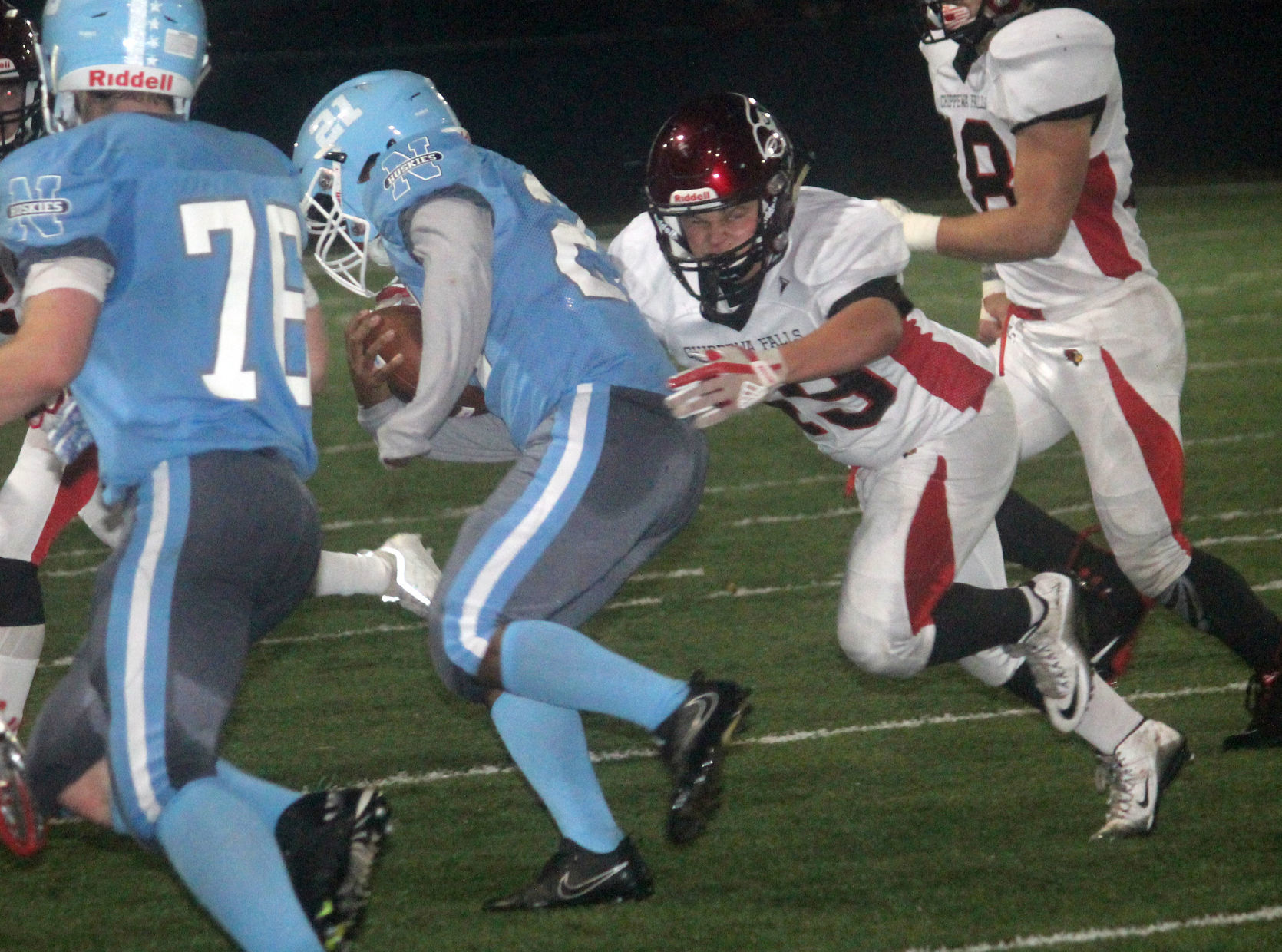 Chi-Hi football at Eau Claire North 10-5-18